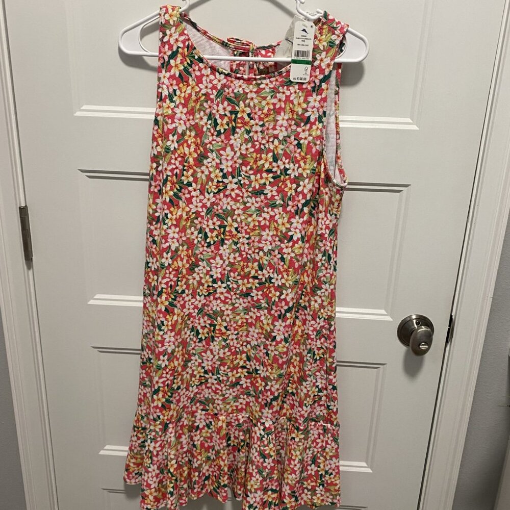 Tommy Bahama  Island Cays Plumeria Flounce Coverup Dress